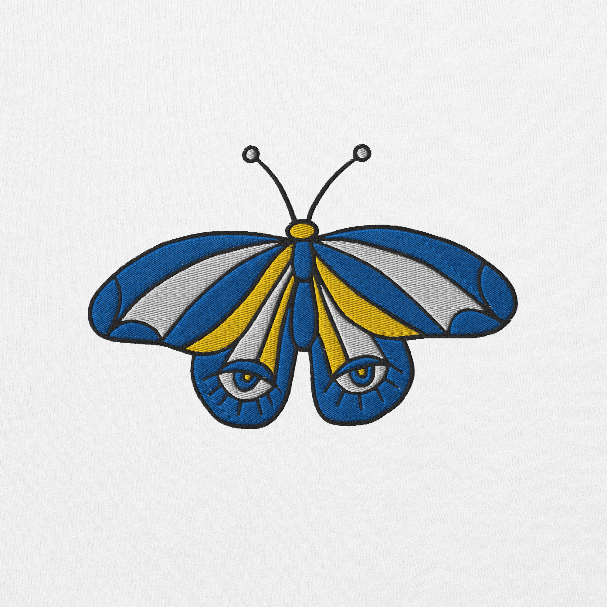 Eye of the Butterfly Embroidered Hoodie