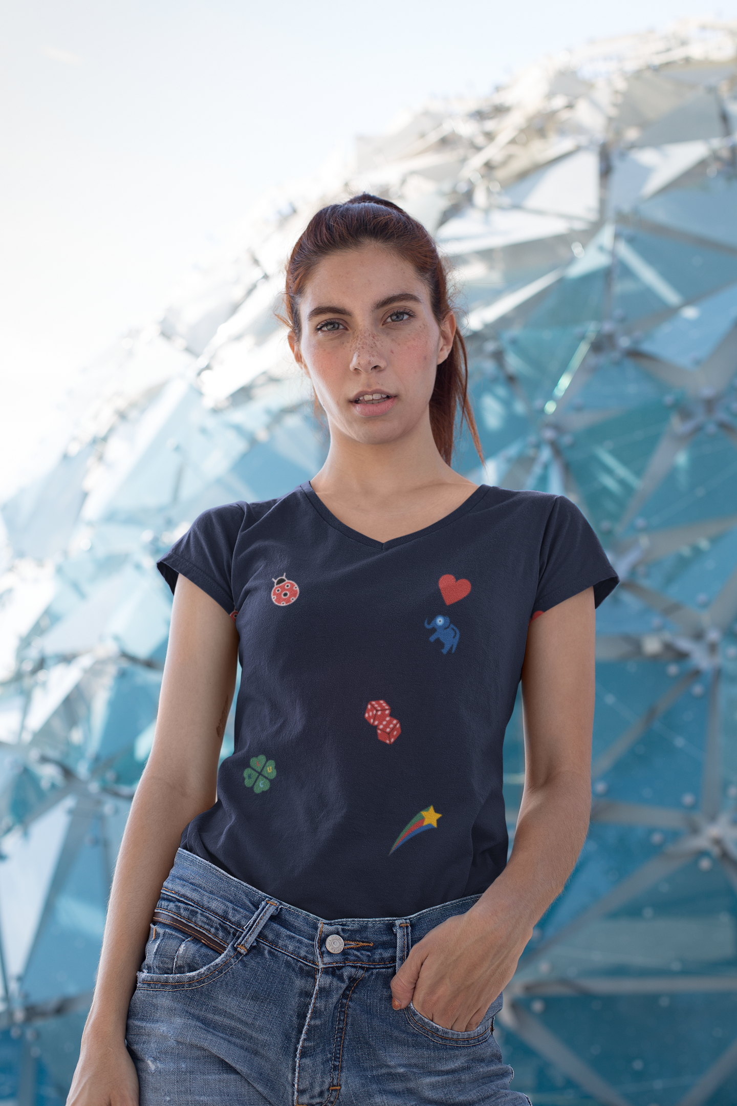 Good Vibes Charm Relaxed Tee