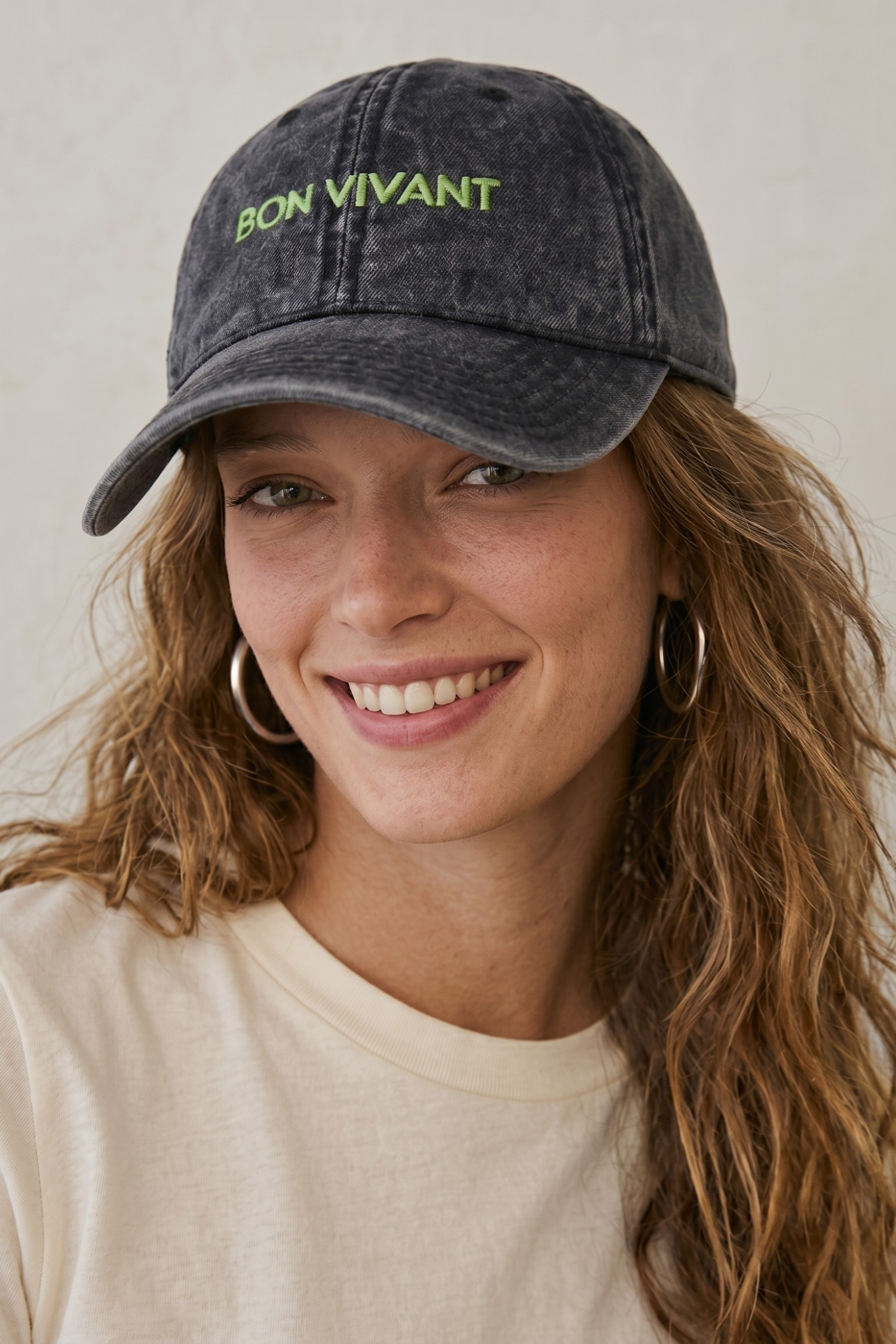 Bon Vivant Embroidered Baseball Hat