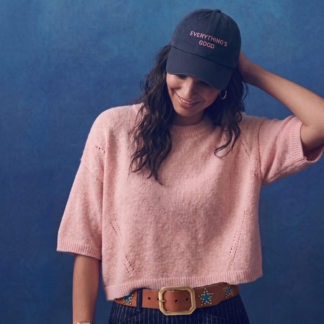 Everything’s Good Embroidered Dad Hat