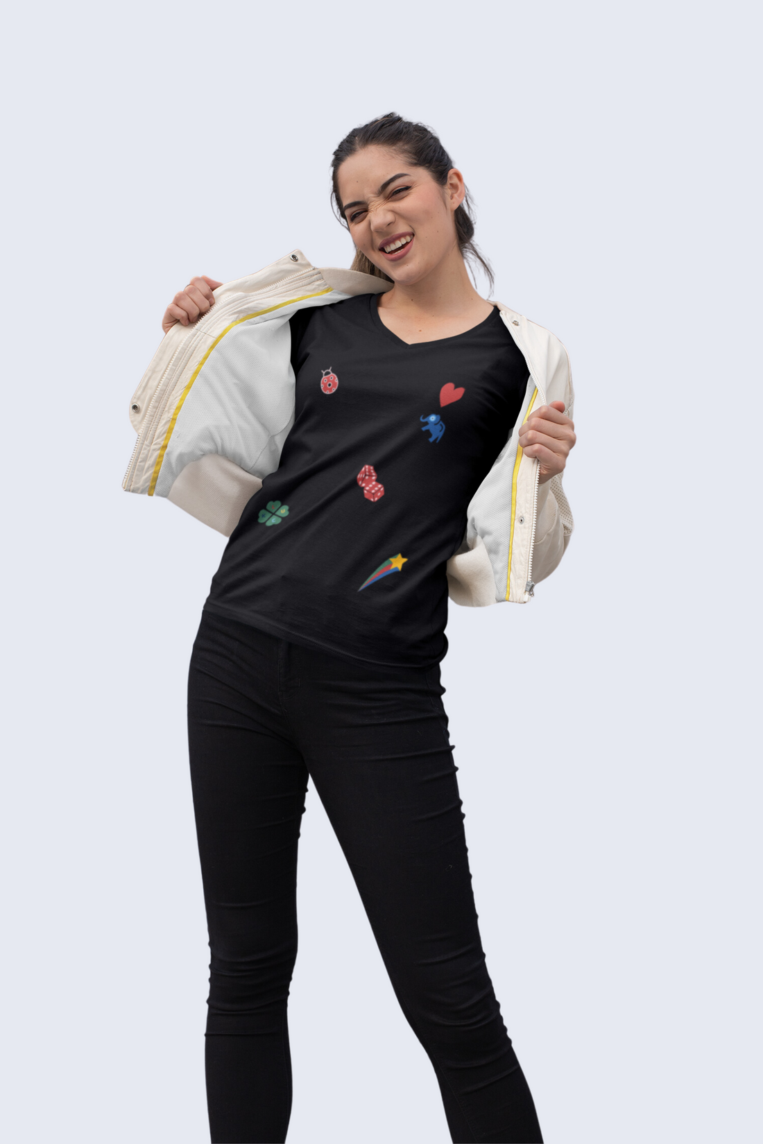 Good Vibes Charm Relaxed Tee