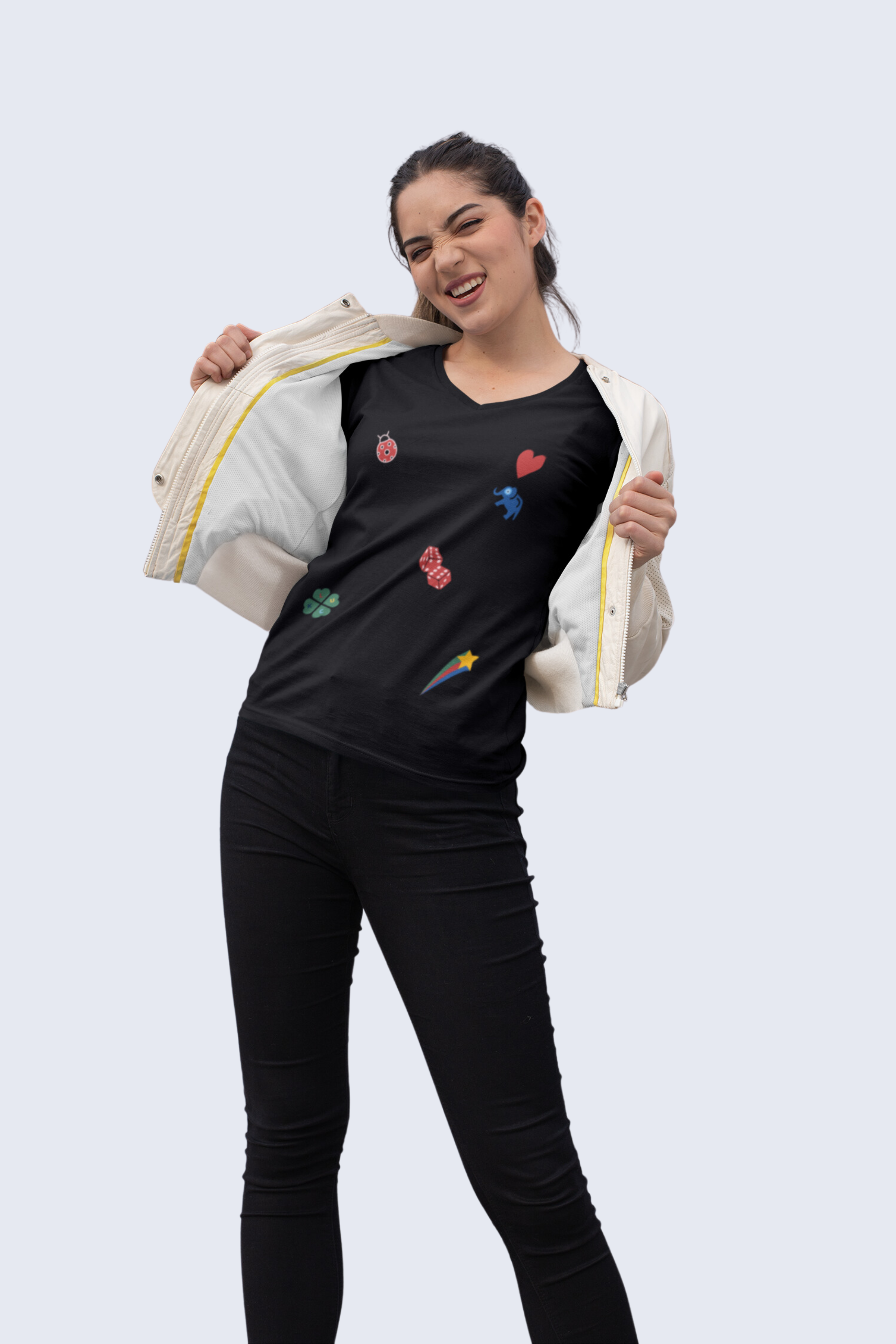 Good Vibes Charm Relaxed Tee