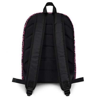 Pink Floral Doodle Backpack