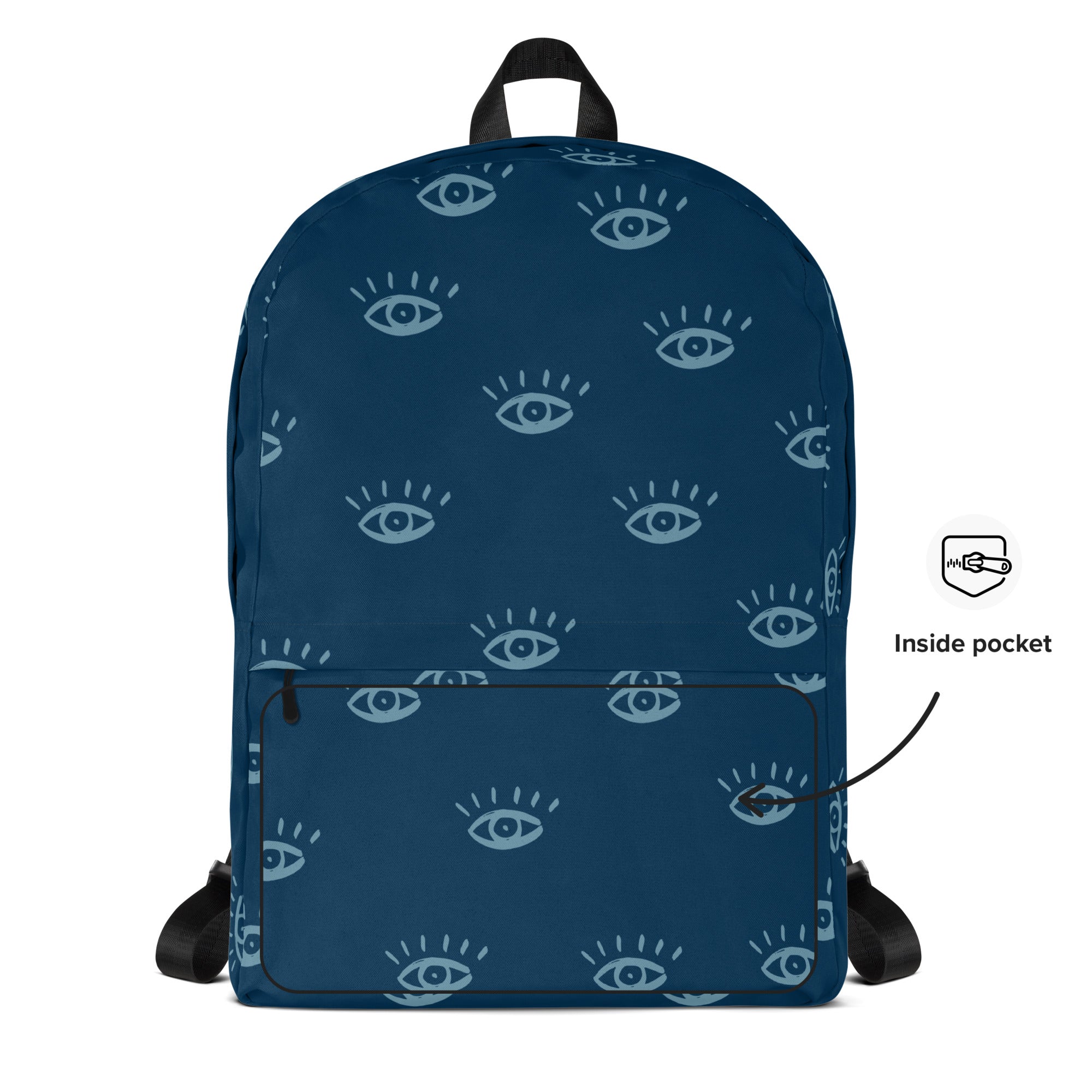 Midnight Navy All-Seeing Eye Backpack