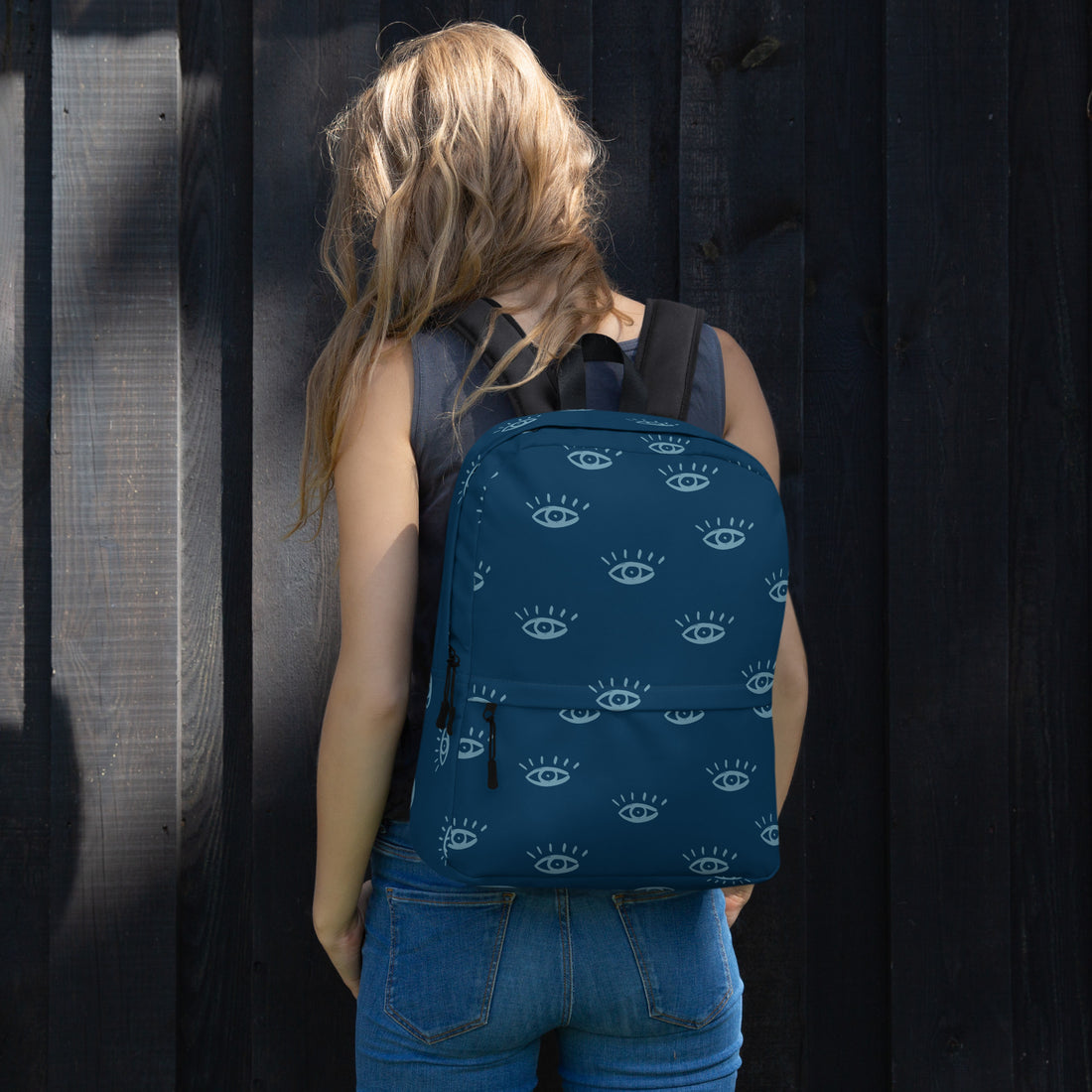 Midnight Navy All-Seeing Eye Backpack