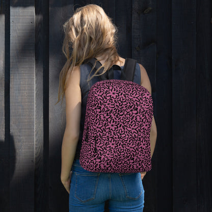 Pink Floral Doodle Backpack