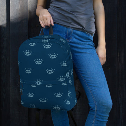 Midnight Navy All-Seeing Eye Backpack