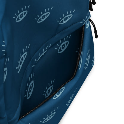 Midnight Navy All-Seeing Eye Backpack