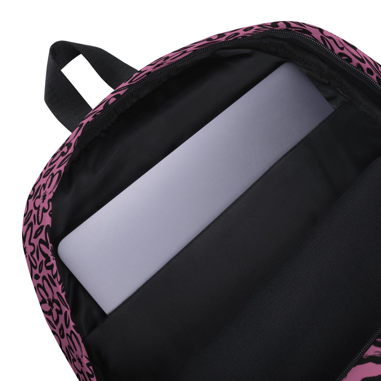 Pink Floral Doodle Backpack