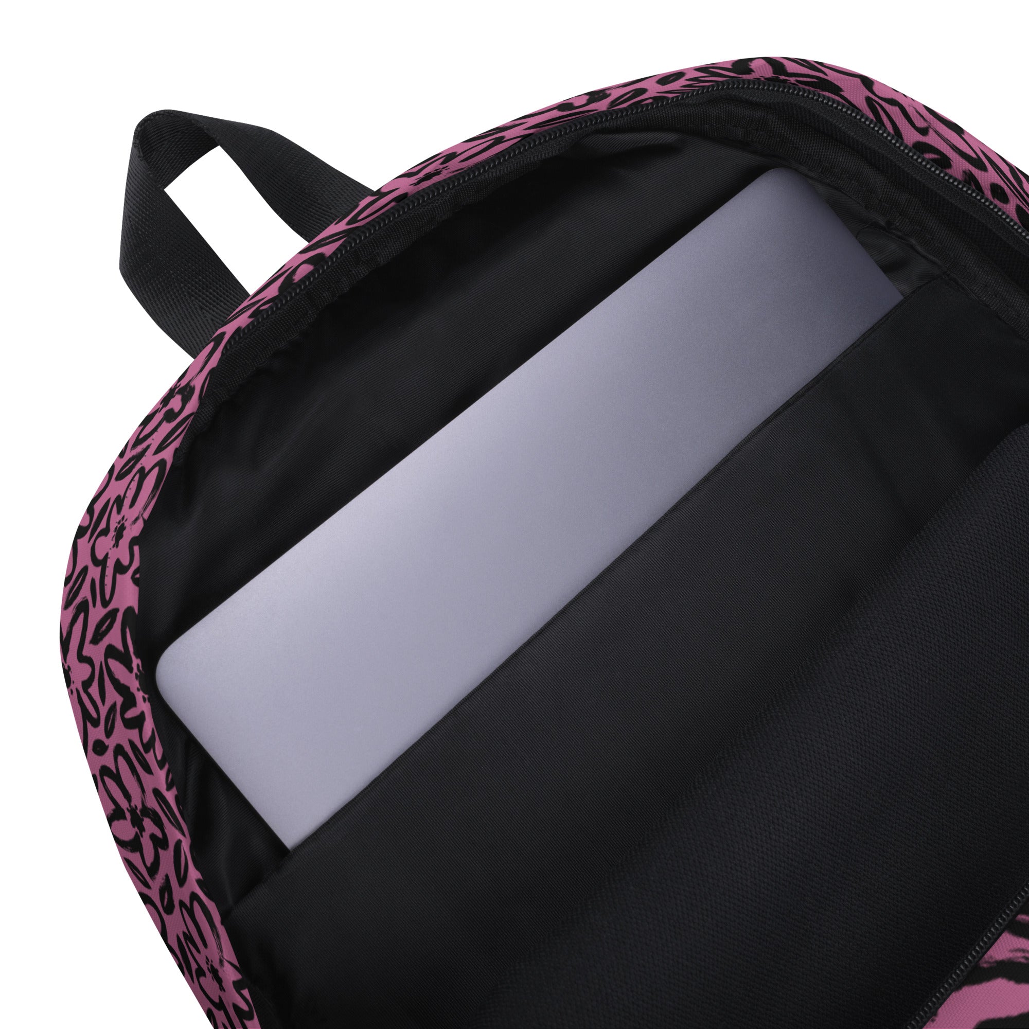 Pink Floral Doodle Backpack