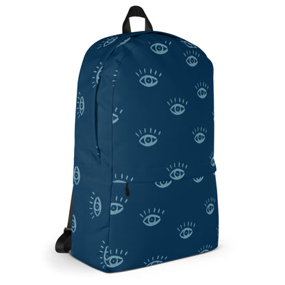 Midnight Navy All-Seeing Eye Backpack