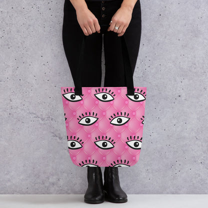 All Eyes on Pink Tote