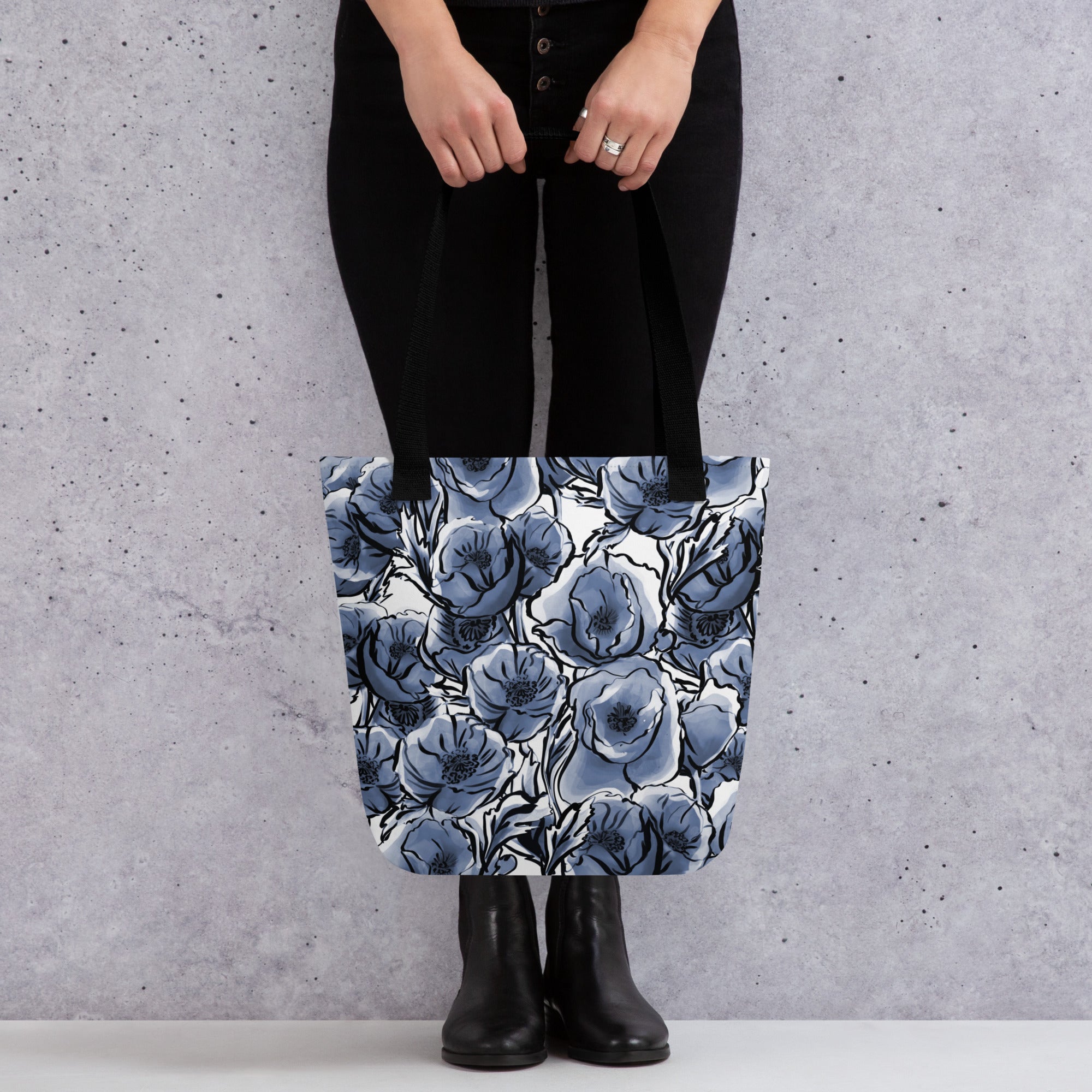 Twilight Petals Tote Bag