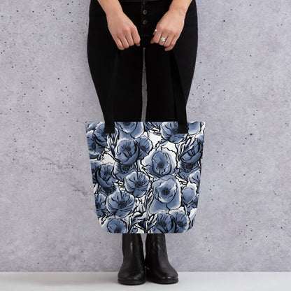 Twilight Petals Tote Bag