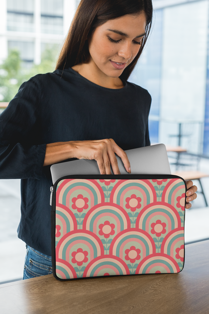 Retro Bloom Laptop Sleeve