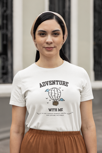 Adventure With Me Balloon Relaxed Tee