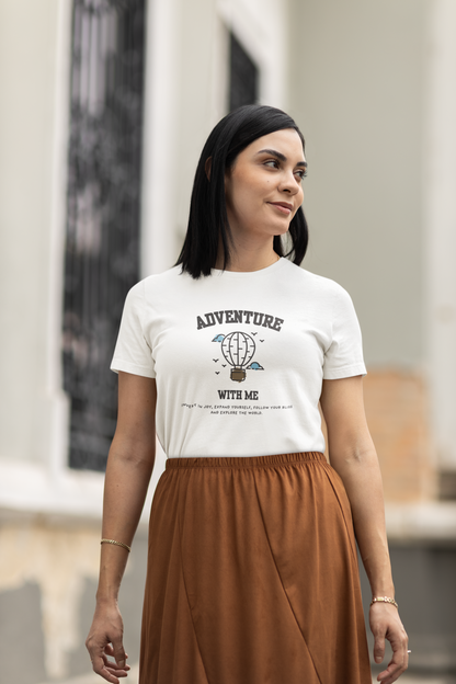 Adventure With Me Balloon Relaxed Tee