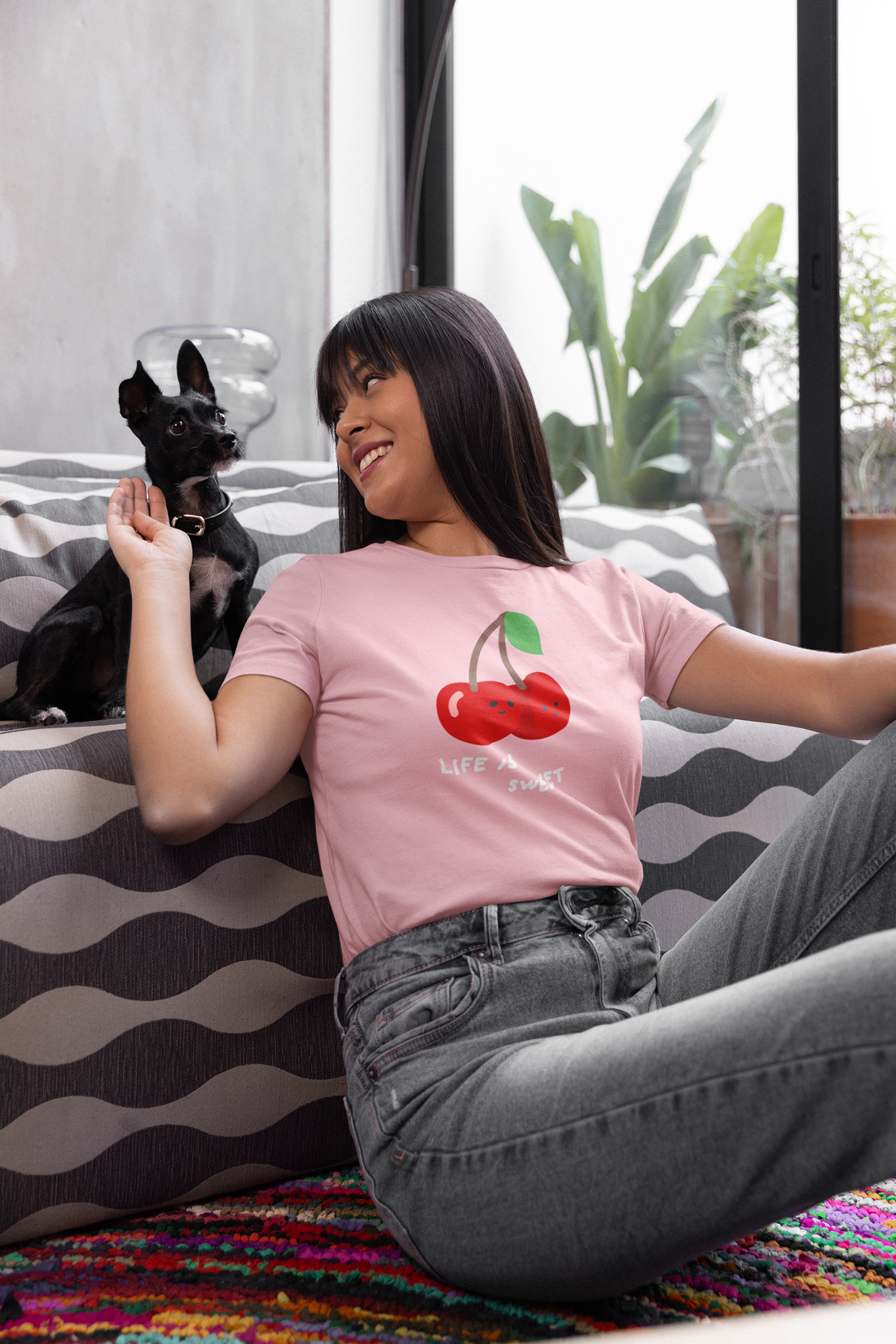 Cherry Bliss Relaxed Tee