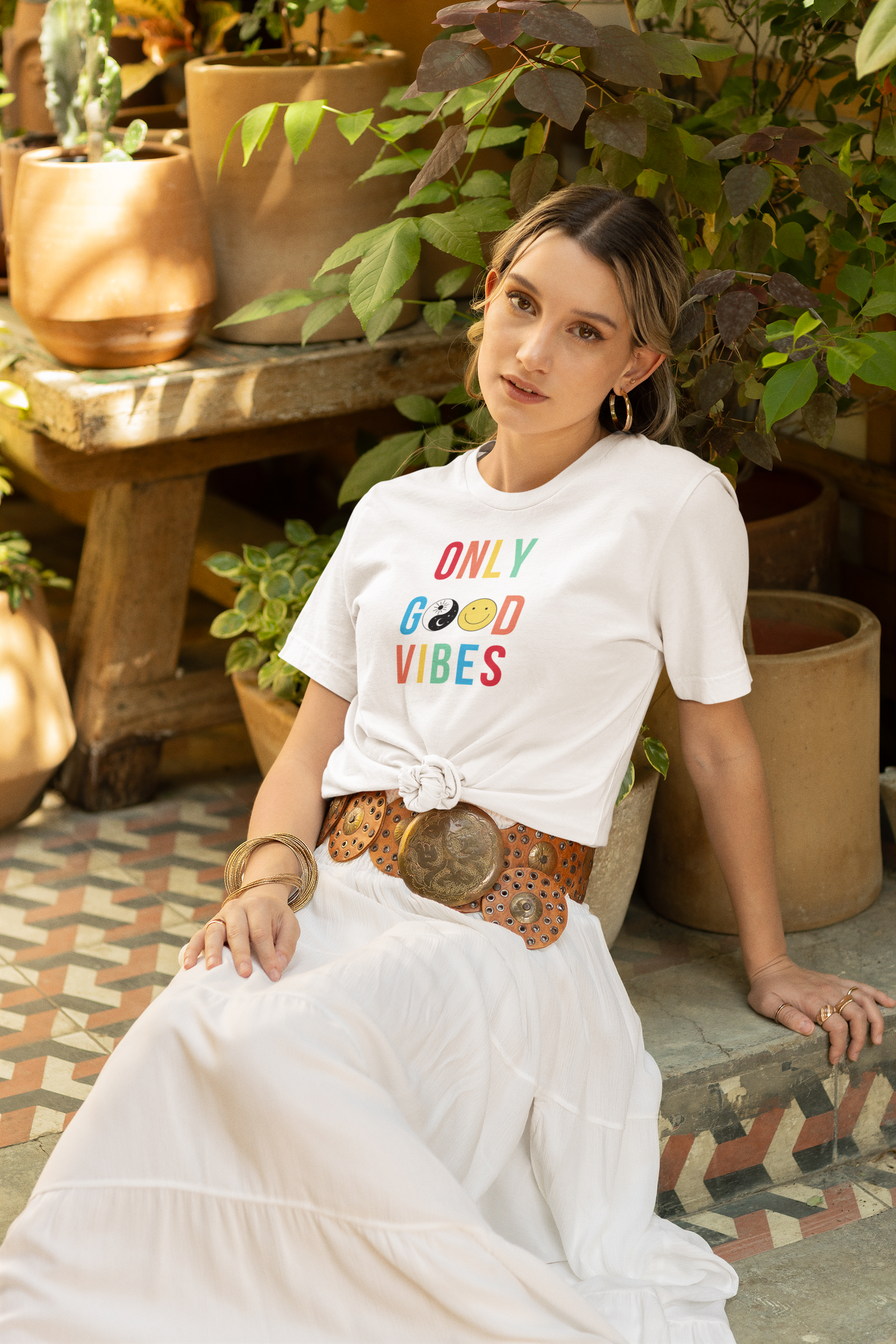 Only Good Vibes Relaxed Tee