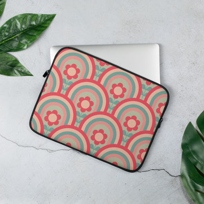 Retro Bloom Laptop Sleeve
