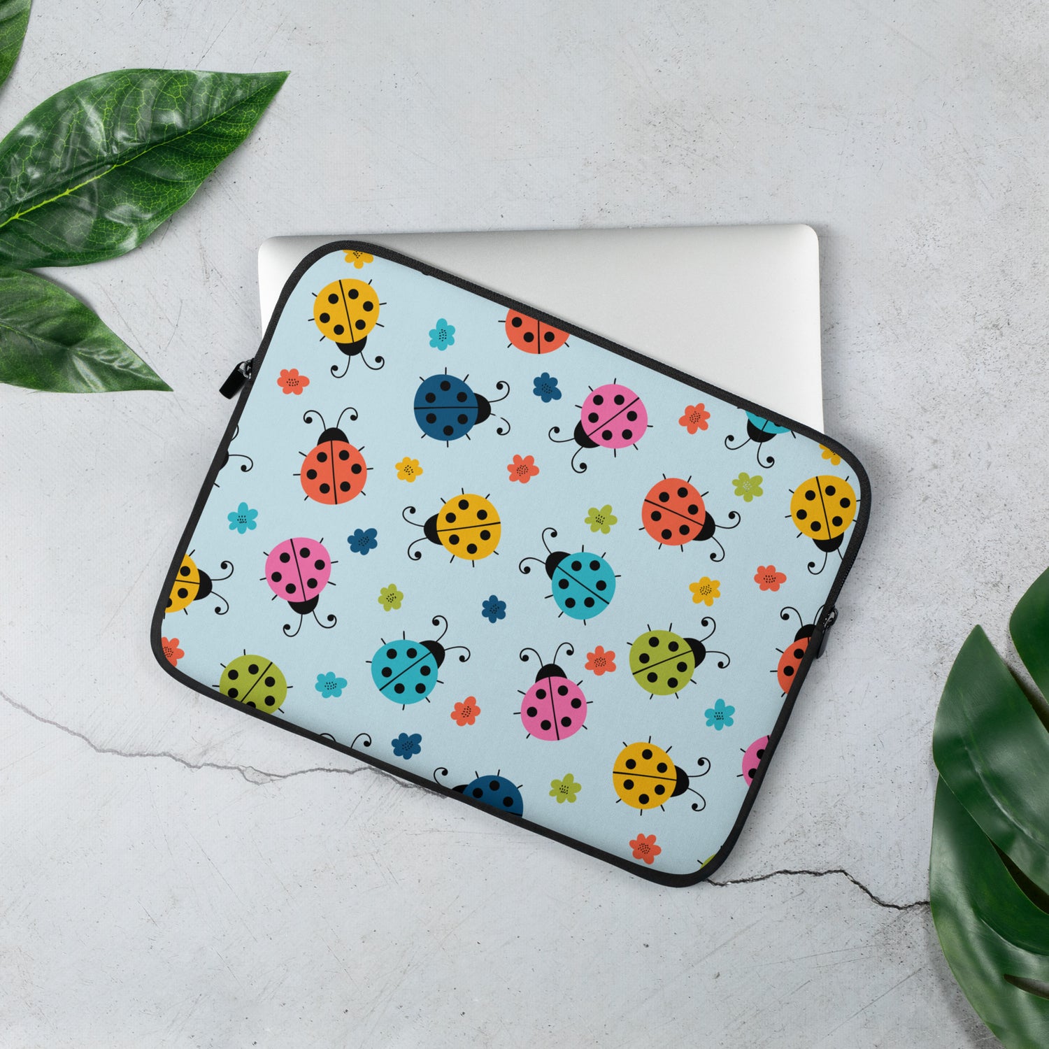 Ladybug Charm Laptop Sleeve