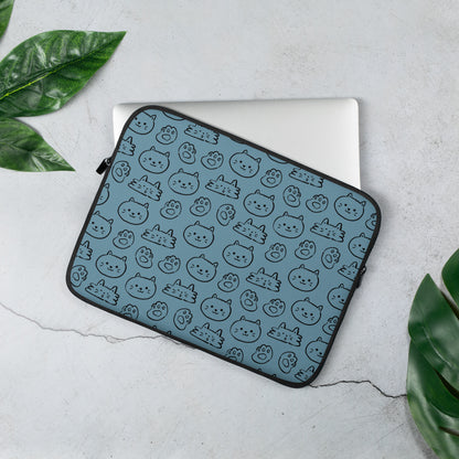 Purr-fectly Cute Cat Laptop Sleeve