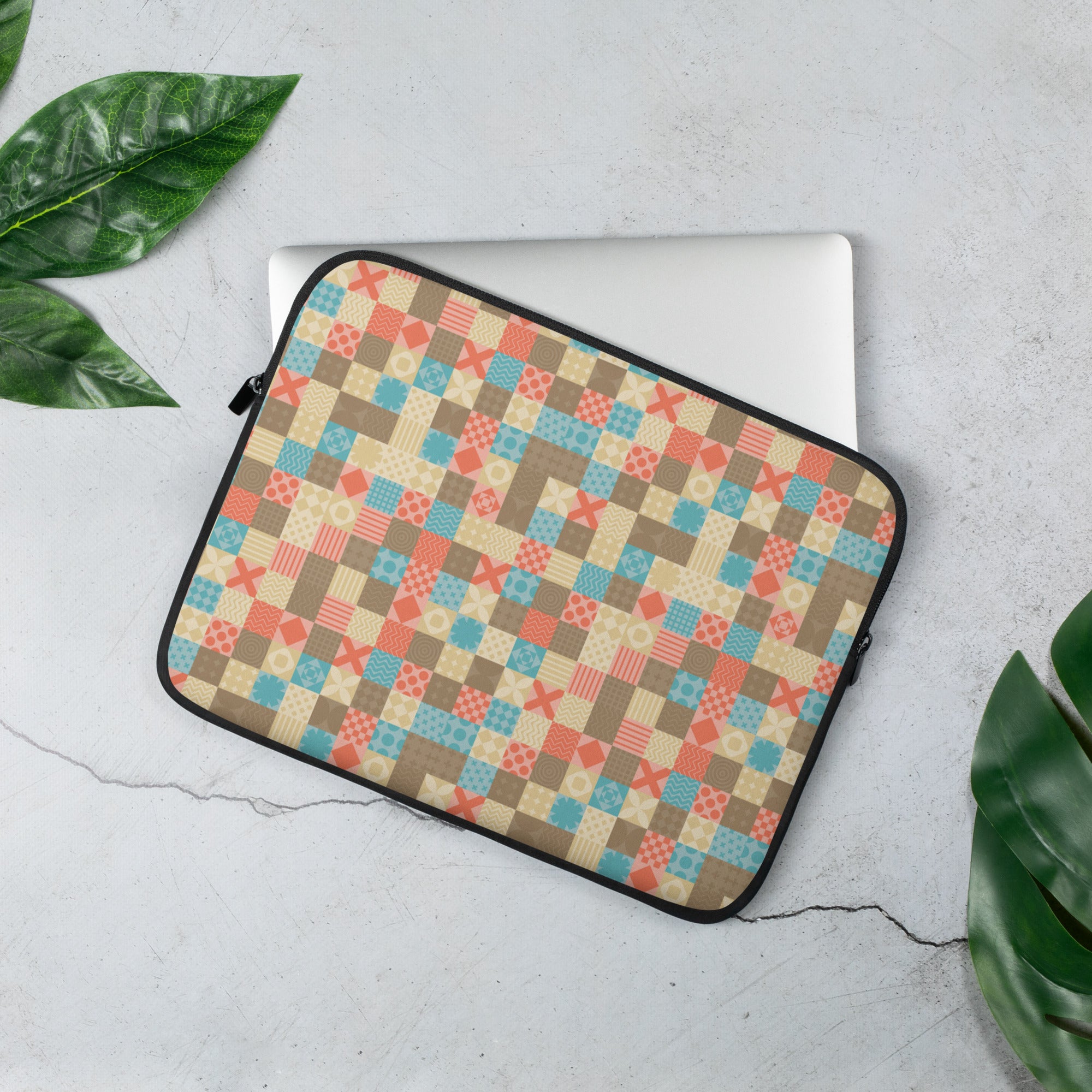 Patchwork Charm Laptop Sleeve