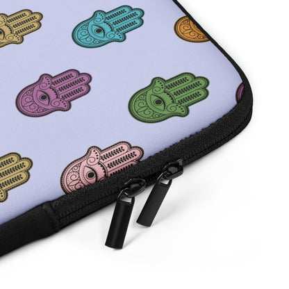 Colorful Hamsa Laptop Sleeve