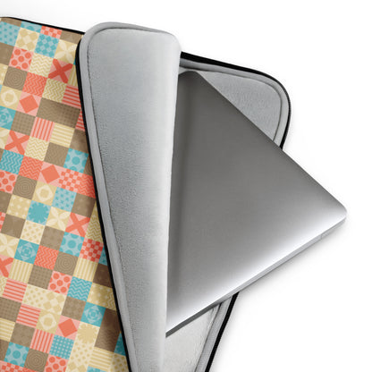 Patchwork Charm Laptop Sleeve