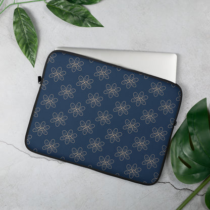 Midnight Mystic Bloom Laptop Sleeve