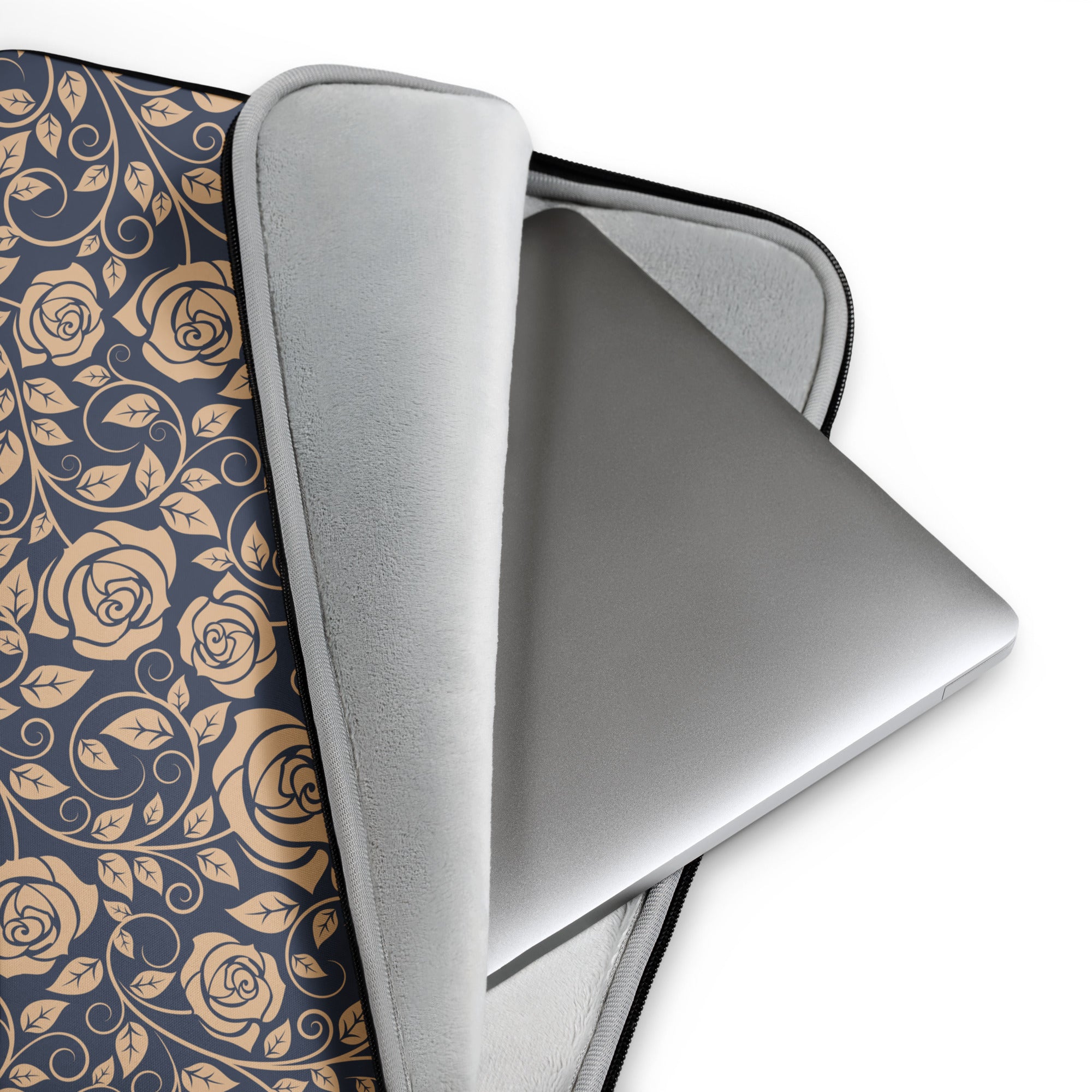 Midnight Rose Garden Laptop Sleeve