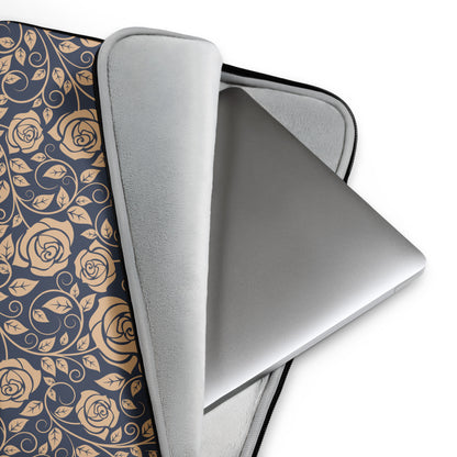Midnight Rose Garden Laptop Sleeve