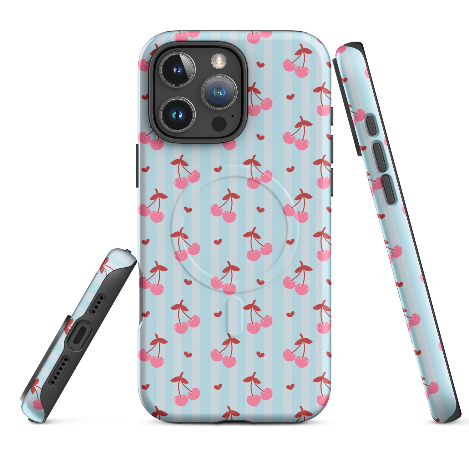 Sweetheart Stripes MagSafe Tough Case for iPhone