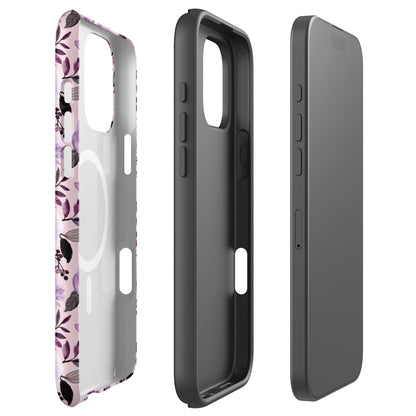 Lilac Bloom Floral MagSafe Tough Case for iPhone