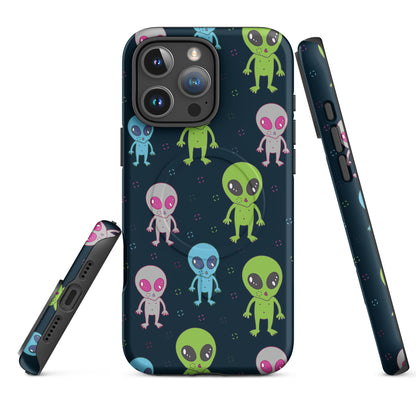Cosmic Cuties Alien MagSafe Tough Case for iPhone