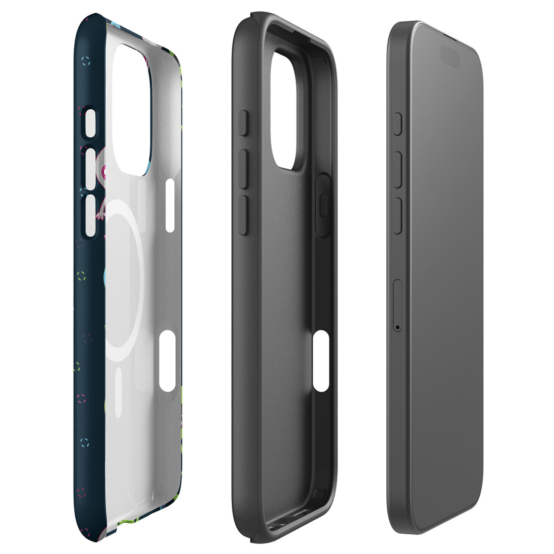 Cosmic Cuties Alien MagSafe Tough Case for iPhone