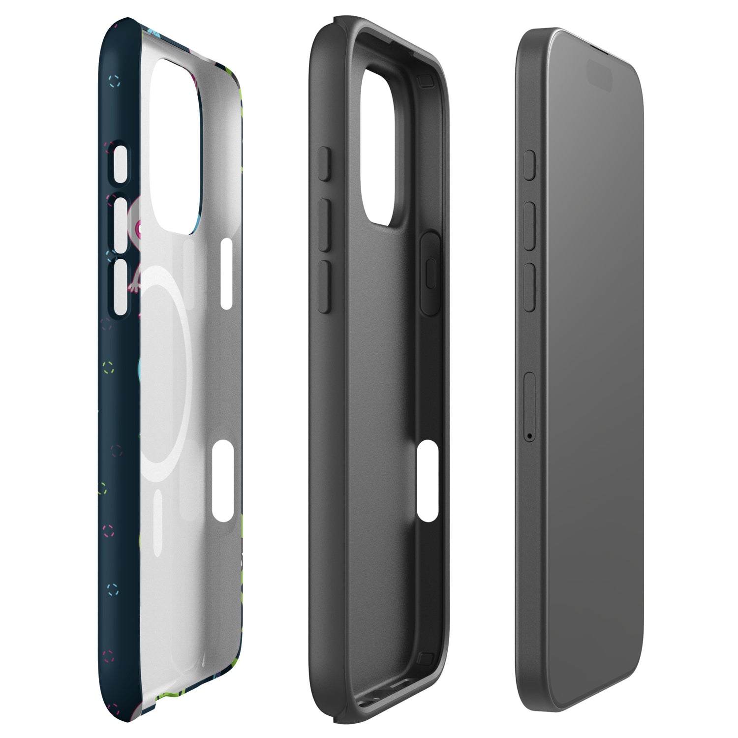 Cosmic Cuties Alien MagSafe Tough Case for iPhone