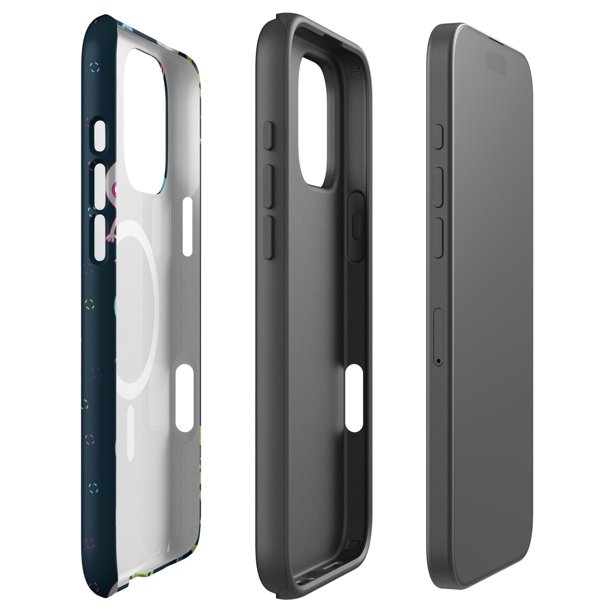 Cosmic Cuties Alien MagSafe Tough Case for iPhone