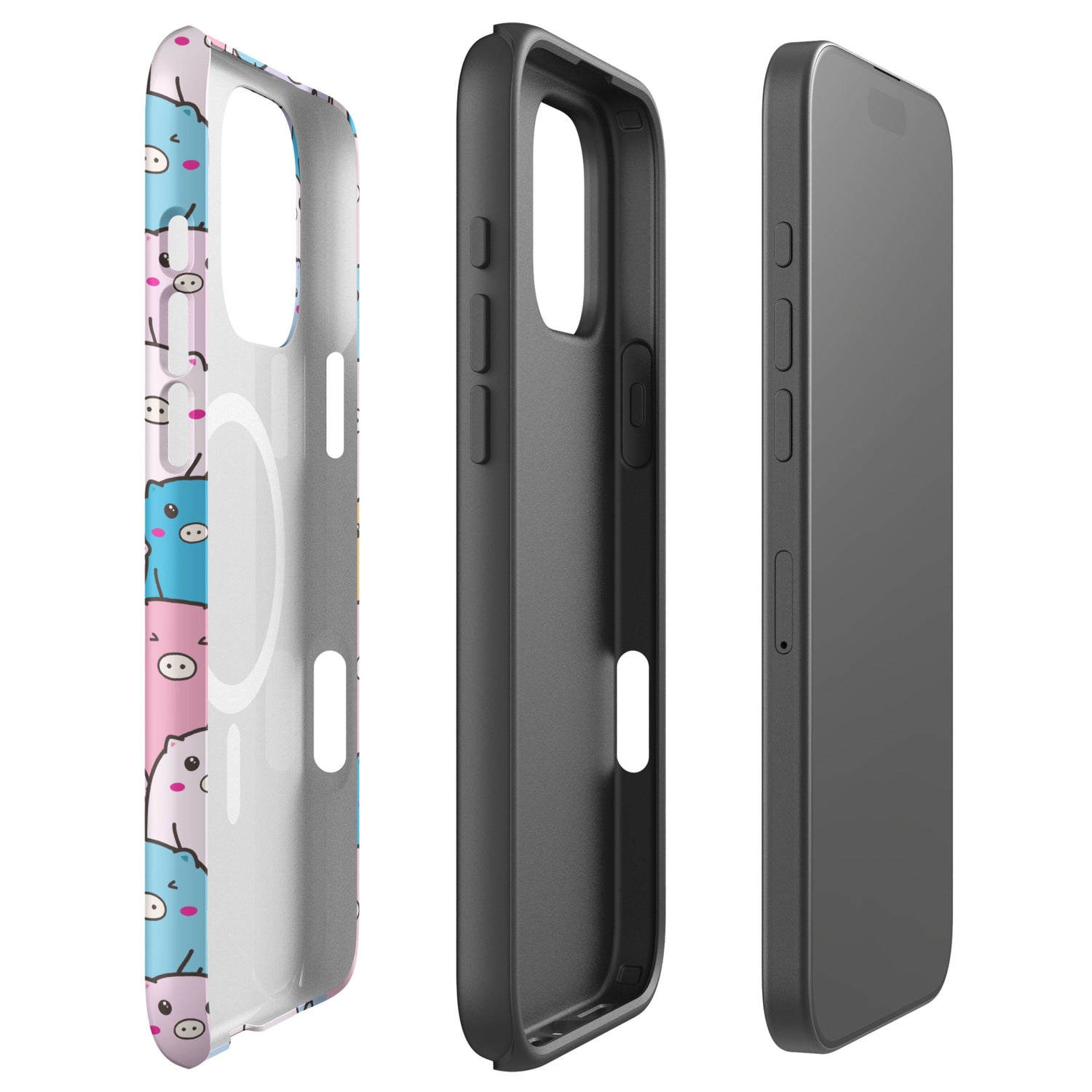 Cute Piggy MagSafe Tough Case for iPhone
