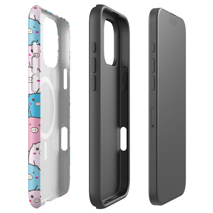 Cute Piggy MagSafe Tough Case for iPhone