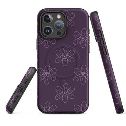 Floral All-Seeing Eye MagSafe Tough Case for iPhone
