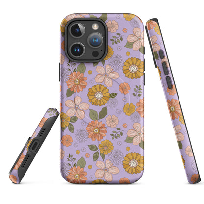 Groovy Floral MagSafe Tough Case for iPhone