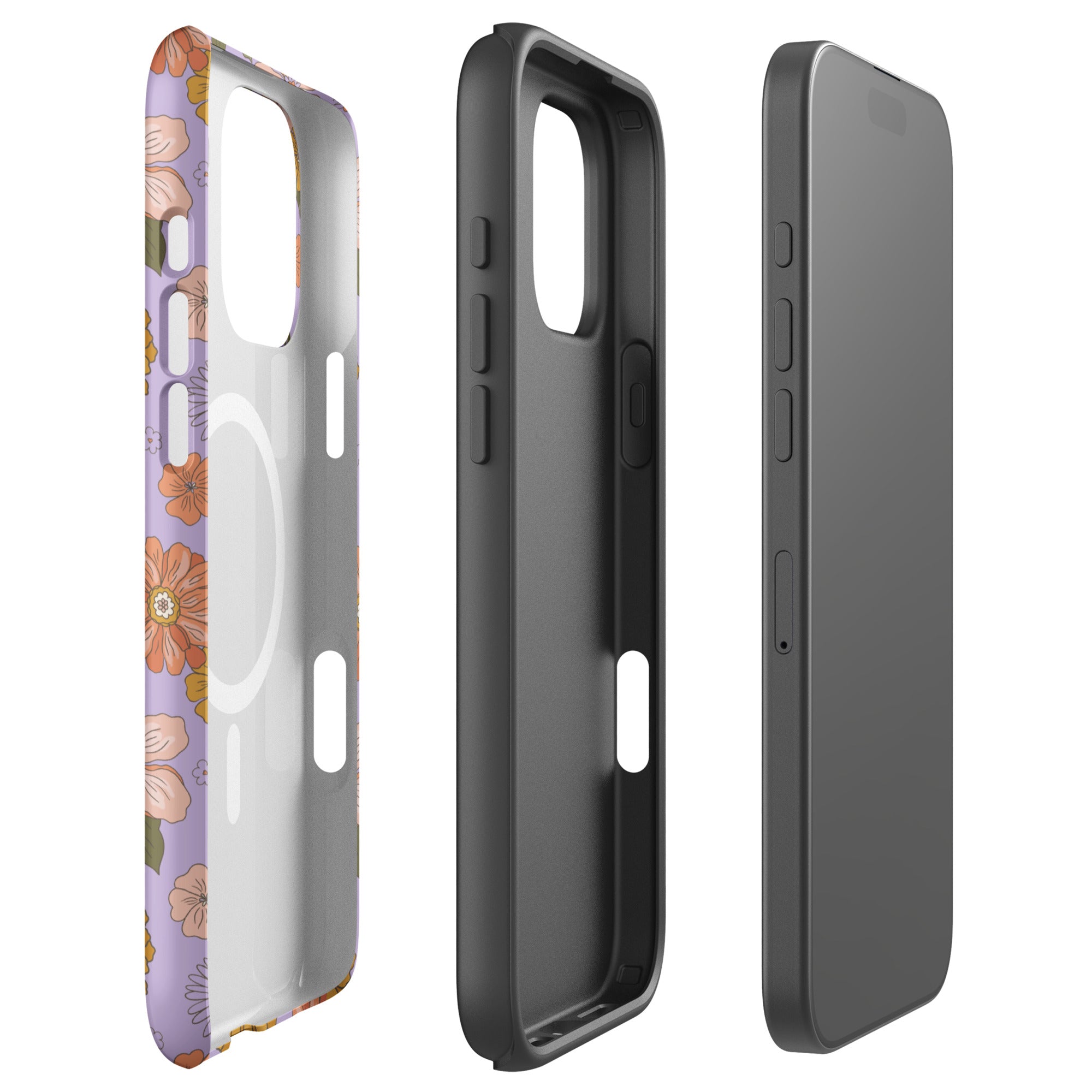 Groovy Floral MagSafe Tough Case for iPhone