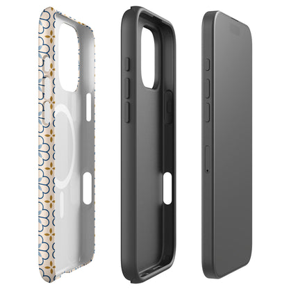 Mediterranean Tile MagSafe Tough Case for iPhone