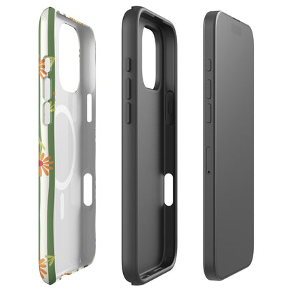 Daisy Stripe MagSafe Tough Case for iPhone