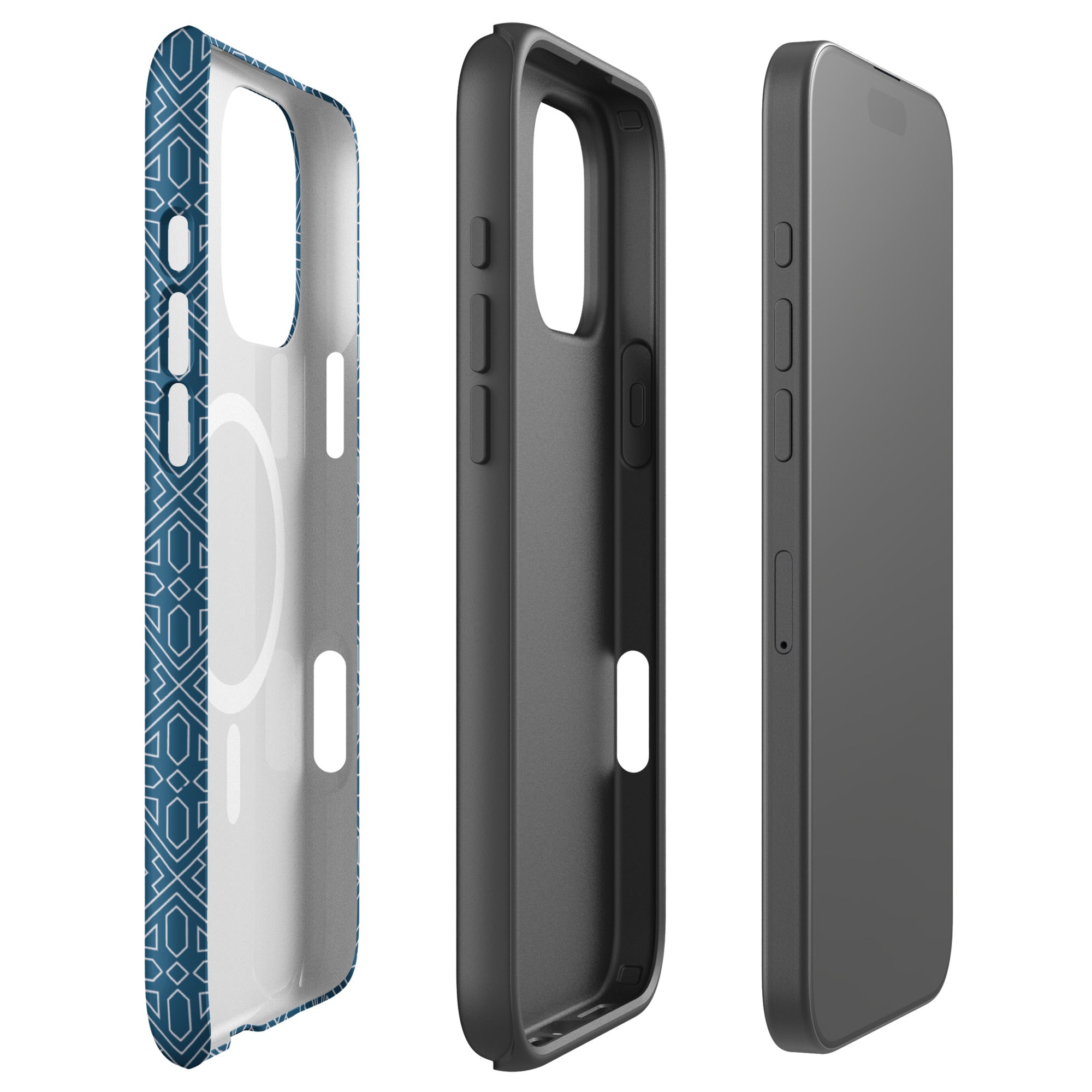 Indigo Tile Chic MagSafe Tough Case for iPhone