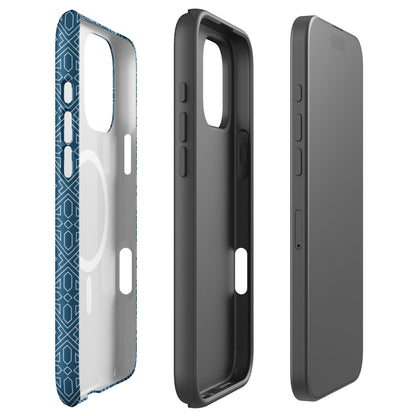 Indigo Tile Chic MagSafe Tough Case for iPhone