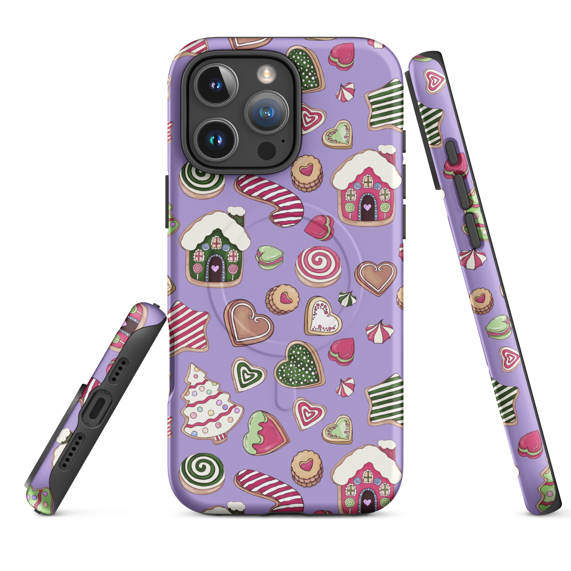Lavender Gingerbread MagSafe Tough Case for iPhone