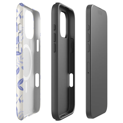 Minimal Floral Charm MagSafe Tough Case for iPhone