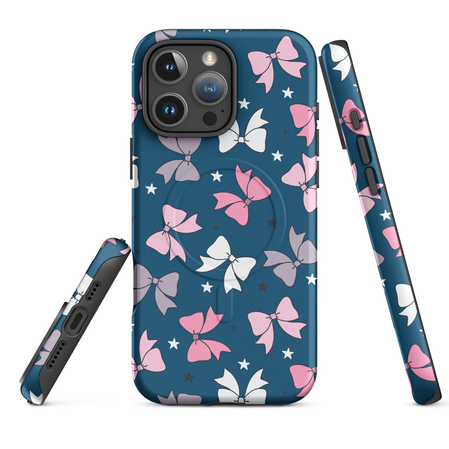 Pastel Bows MagSafe Tough Case for iPhone